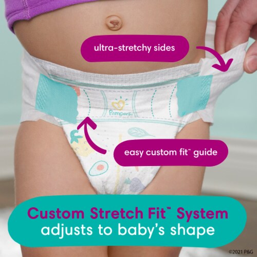 Pampers Cruisers Baby Diapers Size 6 (35+ lbs) Perspective: left
