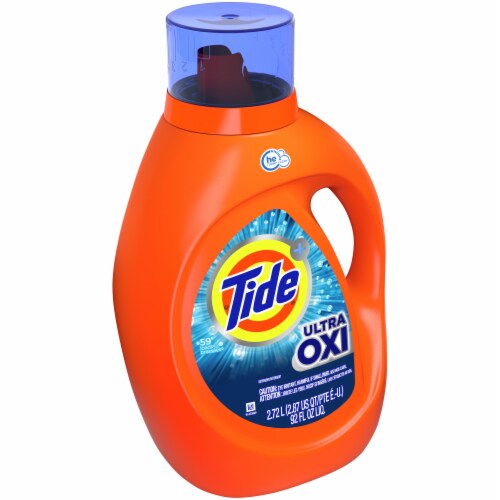 Tide® Ultra OXI Liquid Laundry Detergent Perspective: left