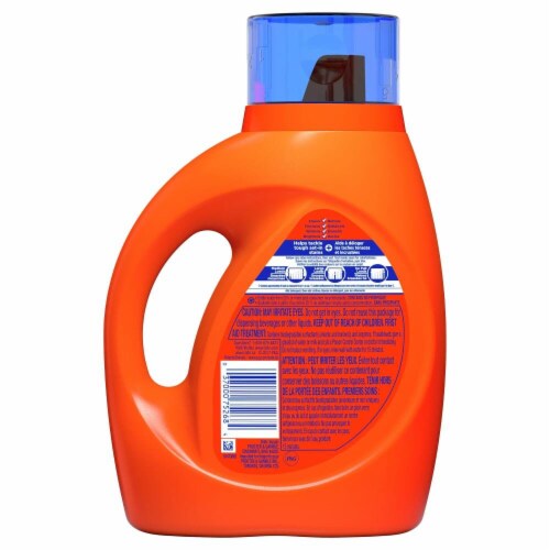 Tide HE Ultra Oxi Liquid Laundry Detergent Perspective: left