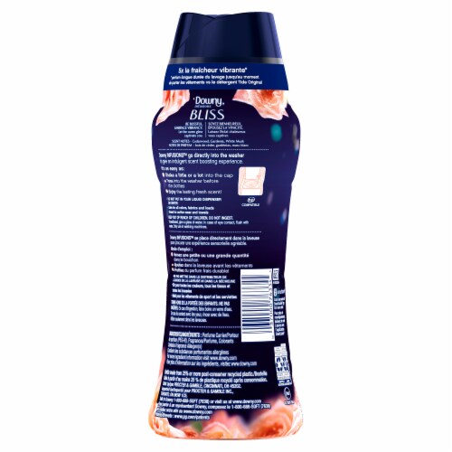 Downy Infusions Sparkling Amber & Rose In-Wash Scent Booster Beads Perspective: left