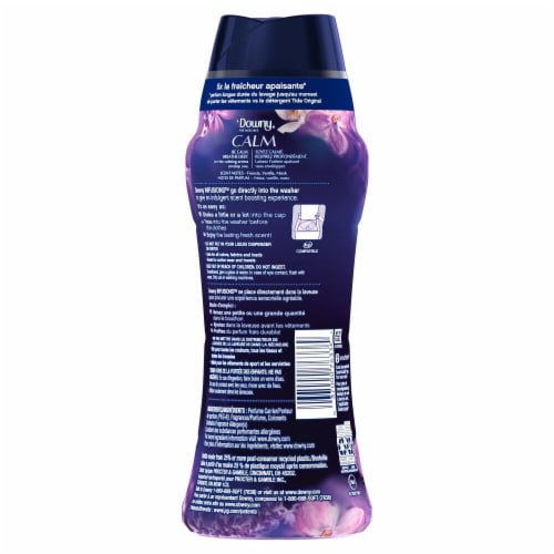 Downy Infusions Lavender and Vanilla Bean In-Wash Scent Booster Beads Perspective: left