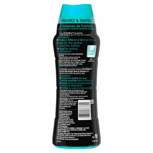 Downy Unstopables Fresh Scent In-Wash Scent Booster Beads Perspective: left