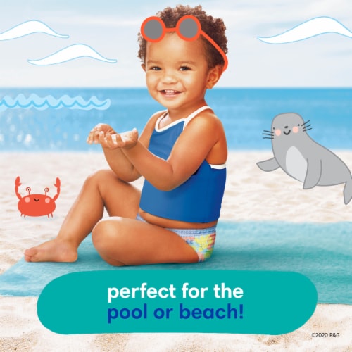 Pampers Splashers Medium Swim Diapers Perspective: left