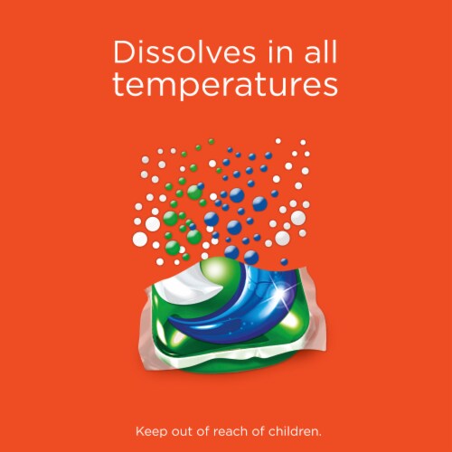Tide Pods Fresh Coral Blast Laundry Detergent Pods Perspective: left