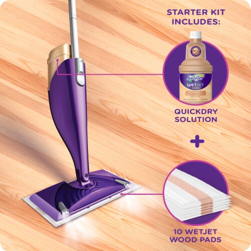 Swiffer WetJet Wood Floor Mopping Kit, 1 ct - King Soopers