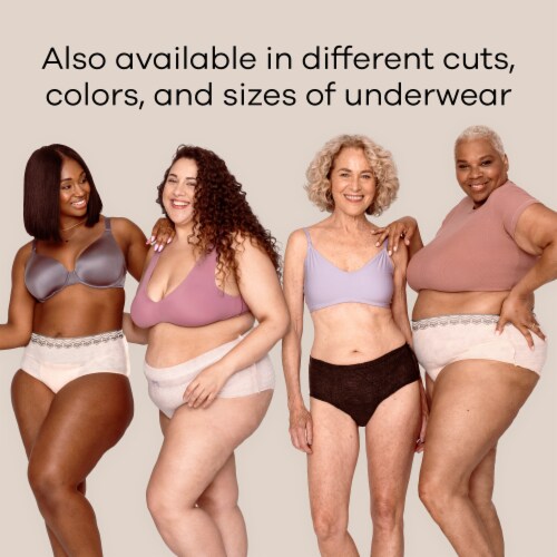 Always Discreet Boutique High-Rise Incontinence Size Large Underwear Perspective: left