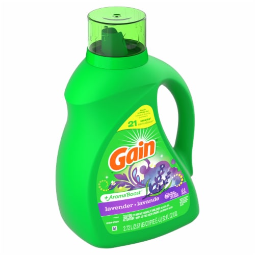 Gain Lavender Liquid Laundry Detergent Perspective: left