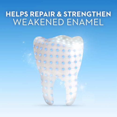 Crest Enamel Repair & Gum Intense Clean Anticavity Fluoride Toothpaste Perspective: left