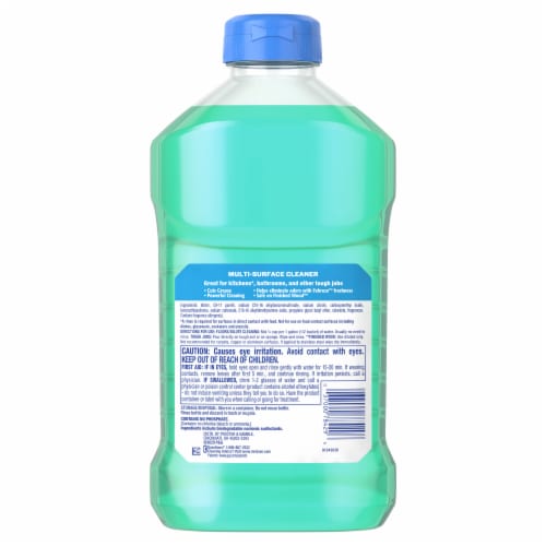 Mr. Clean with Febreze Meadows and Rain Multi-Surface Cleaner Perspective: left