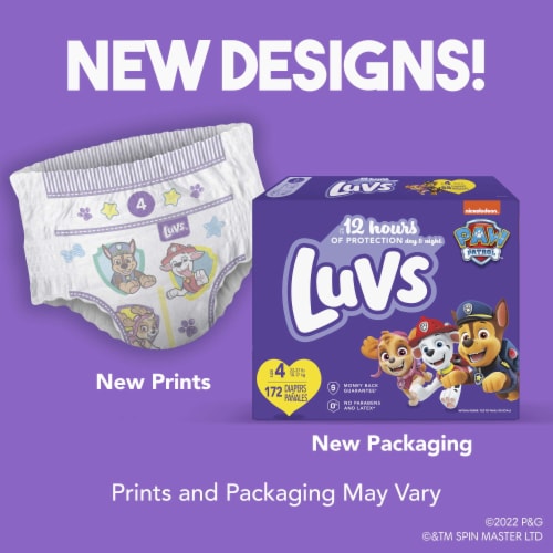 Luvs Size 4 Diapers Perspective: left