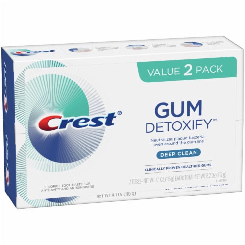 Crest® Gum Detoxify™ Deep Clean Toothpaste Value Pack Perspective: left