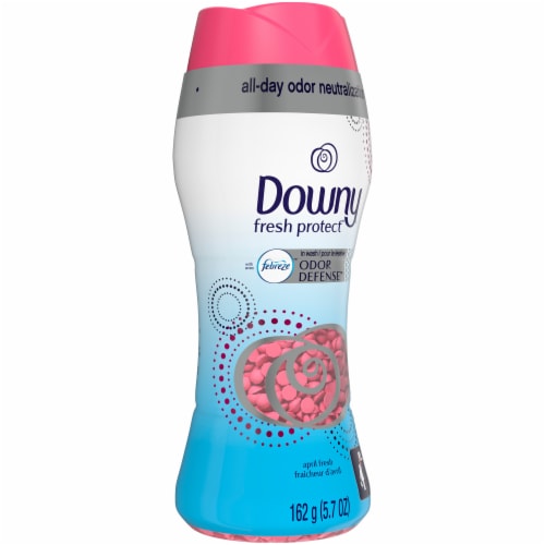 Downy Fresh Protect April Fresh Febreze Odor Defense In Wash Scent Beads Fabric Refreshers Perspective: left