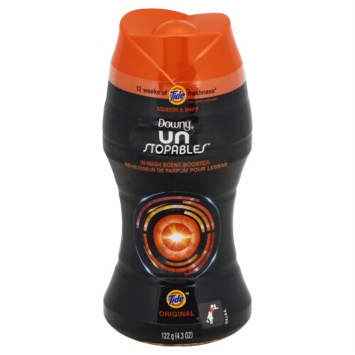 Downy® Unstopables Laundry Scent Booster Beads Perspective: left