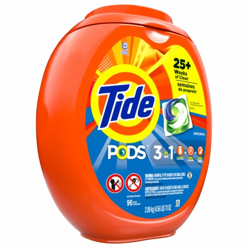 Tide® Pods Original Laundry Detergent Pacs Perspective: left
