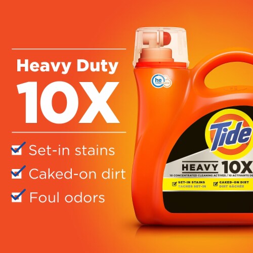 Tide® Heavy Duty Laundry Detergent Perspective: left