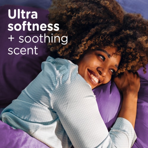 Downy Infusions Lavender & Vanilla Bean Calm Liquid Fabric Softener Fabric Conditioner Perspective: left