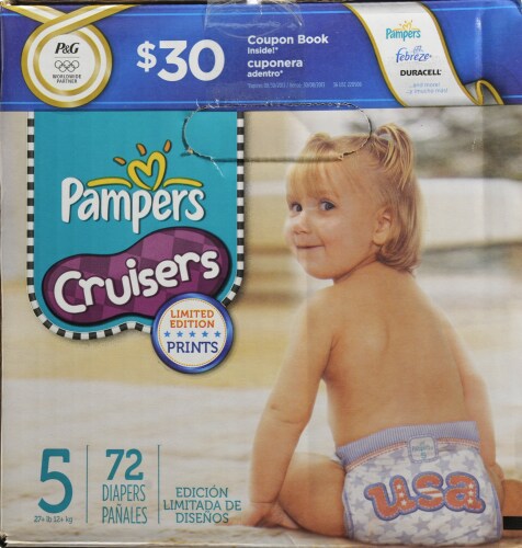 Pampers Cruisers Size 5 Diapers Perspective: left