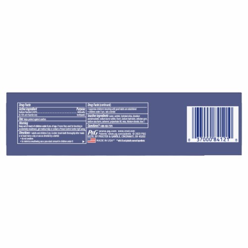 Crest 3D White Deep Clean Teeth Whitening Toothpaste Perspective: left