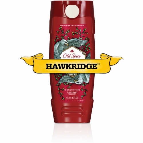 Old Spice Wild Collection Hawkridge Body Wash Perspective: left