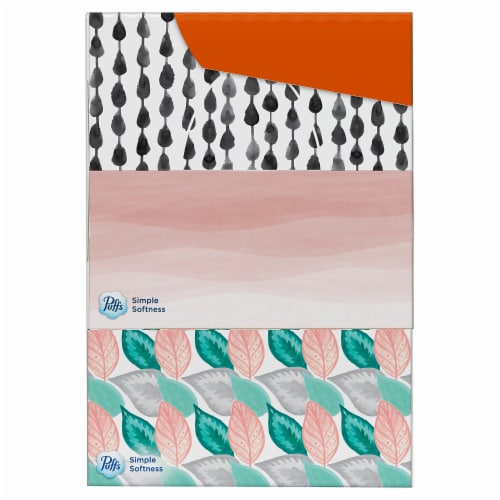 Puffs Simple Softness Non-Lotion Family Facial Tissues Perspective: left