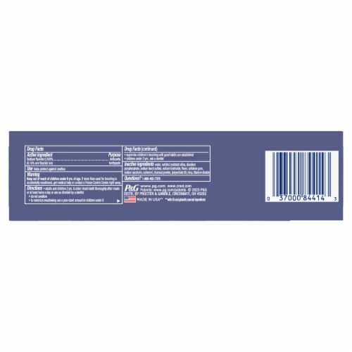 Crest 3D White Charcoal Teeth Whitening Toothpaste Perspective: left