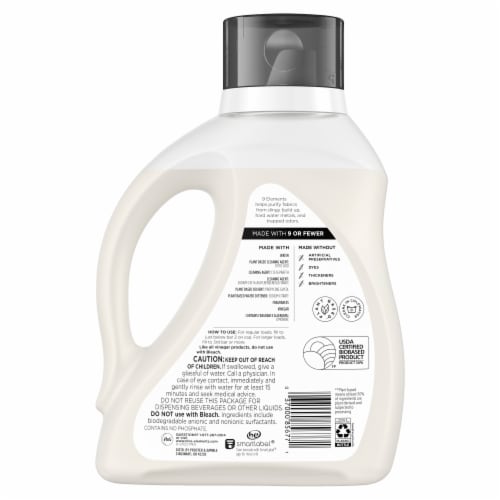 9 Elements Eucalyptus Liquid Laundry Detergent Perspective: left