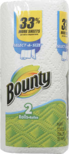 Bounty Select-A-Size Roll Paper Towels Perspective: left