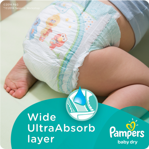 Pampers Baby-Dry Size 2 Diapers, 112 ct - Fry's Food Stores