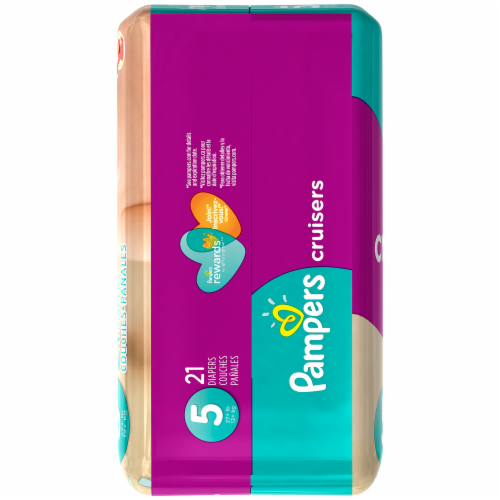 Pampers Cruisers Size 5 Diapers Perspective: left