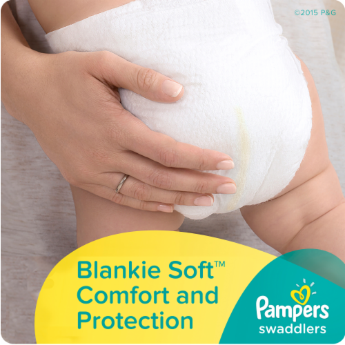 Pampers Swaddlers Size 1 Diapers Perspective: left