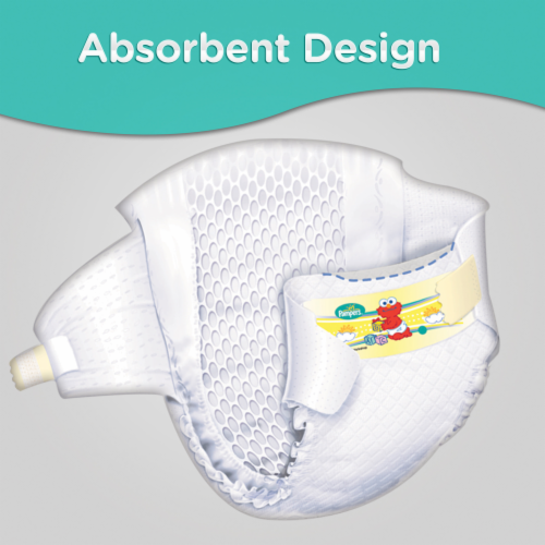 Pampers Swaddlers Size 3 Diapers Perspective: left