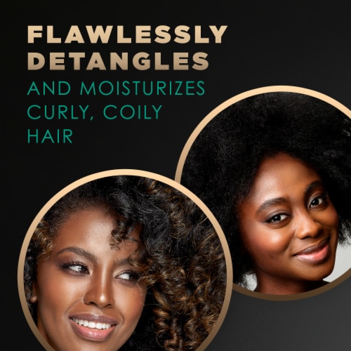 My Black is Beautiful with Coconut Oil Honey & Turmeric Moisture Luxe Detangling Spray Perspective: left