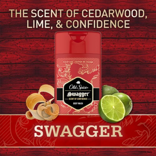 Old Spice® Cedarwood Swagger Travel Size Body Wash Perspective: left