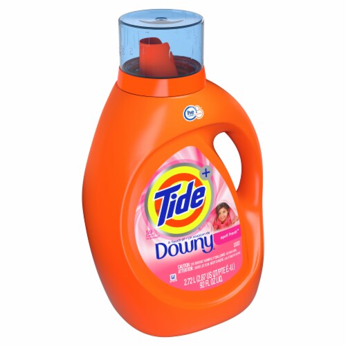 Tide With Downy April Fresh Liquid Laundry Detergent Perspective: left