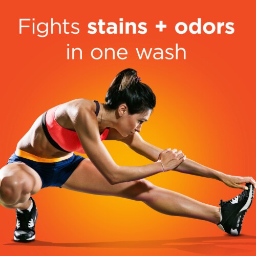 Tide Plus Febreze Freshness Sport Odor Defense HE Turbo Clean Liquid Laundry Detergent Perspective: left
