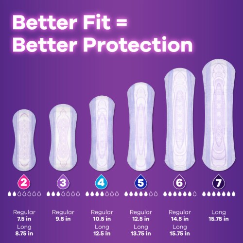 Always Discreet Incontinence Heavy Pads Perspective: left