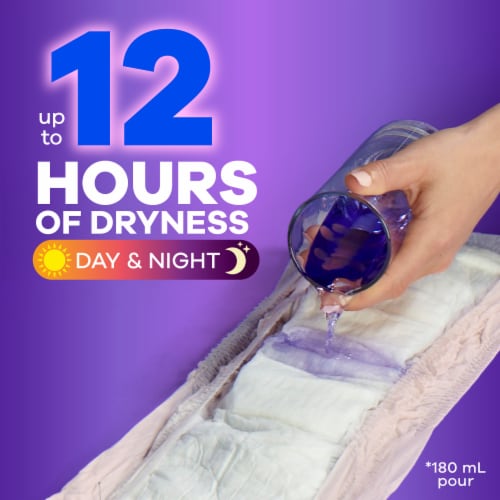 Always Discreet Adult Incontinence & Postpartum Underwear for Women Maximum XL Perspective: left