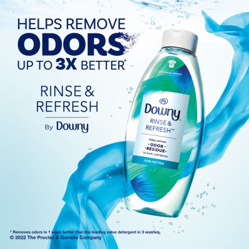 Downy Rinse & Refresh Cool Cotton Liquid Fabric Softener Perspective: left