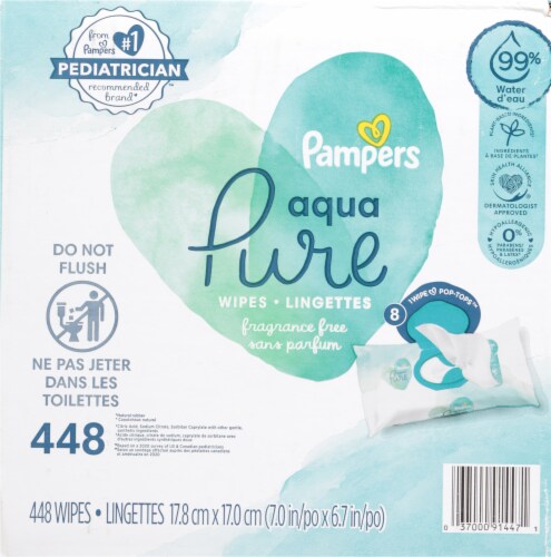 Aqua pure baby wipes