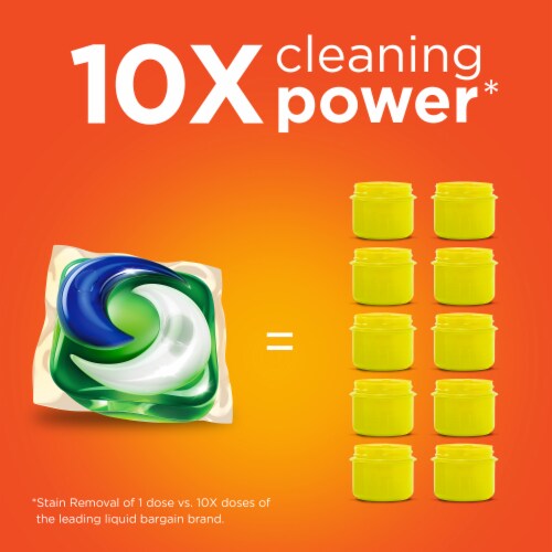 Tide PODS Spring Meadow Liquid Laundry Detergent Soap Pacs Perspective: left