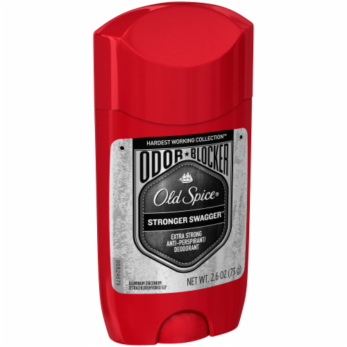 Old Spice Odor Blocker Stronger Swagger Extra Strong Antiperspirant/Deodorant Perspective: left