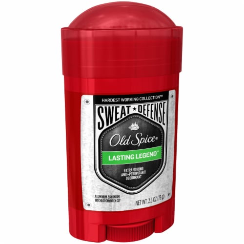 Old Spice Hardest Working Collection Sweat Defense Lasting Legend Anti-Perspirant & Deodorant Stick Perspective: left