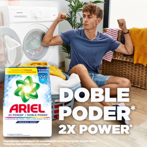 Ariel Original Laundry Detergent Powder Perspective: left