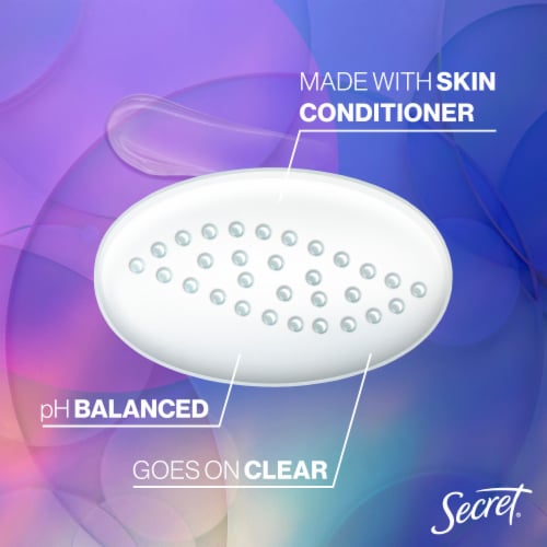 Secret Fresh Clear Gel Antiperspirant and Deodorant for Women, Oceanside, 2.6 oz Perspective: left