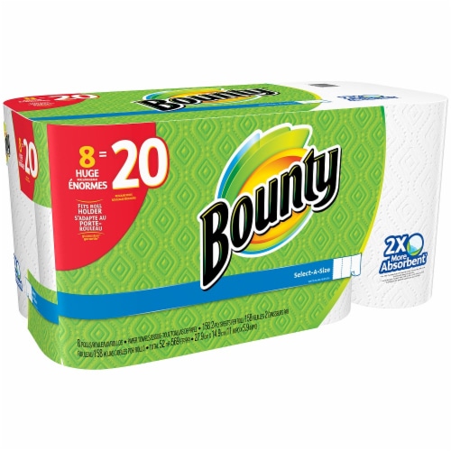 Bounty Select-A-Size Huge Roll Paper Towels Perspective: left