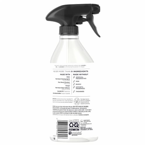 9 Elements Eucalyptus Bathroom Cleaner Vinegar Spray Perspective: left