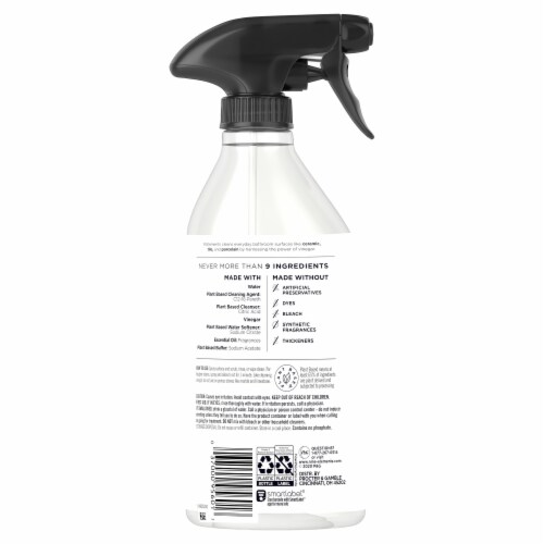 9 Elements Eucalyptus Bathroom Cleaner Vinegar Spray Perspective: left