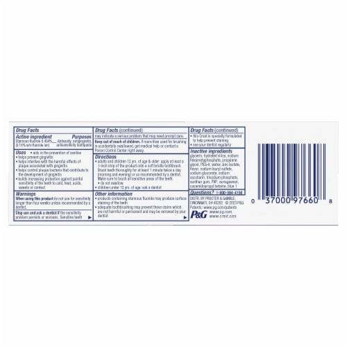 Crest Pro-Health Advanced Deep Clean Mint Toothpaste Perspective: left