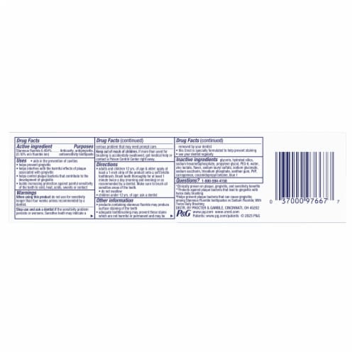 Crest Pro-Health Advanced Deep Clean Mint Toothpaste Perspective: left