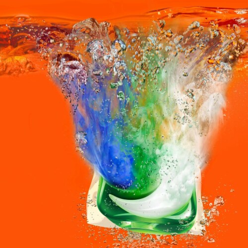 Tide PODS with Downy April Fresh Liquid Laundry Detergent Pacs Perspective: left